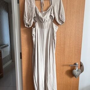 LuLaRoe Taupe Long Sleeve Dress